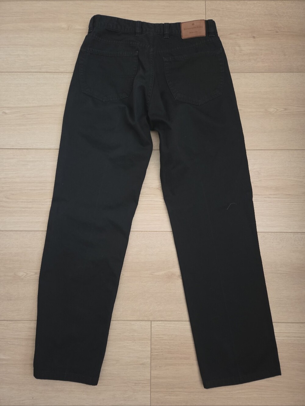 Zegna Men’s City Jeans Black Size 32 X 30 Cotton Italy - Picture 2 of 6